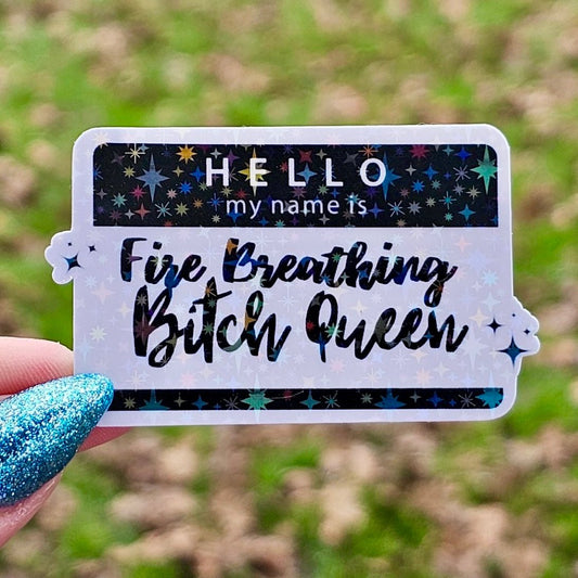 TOG Fire Breathing B Queen Sticker - Awfullynerdy.co