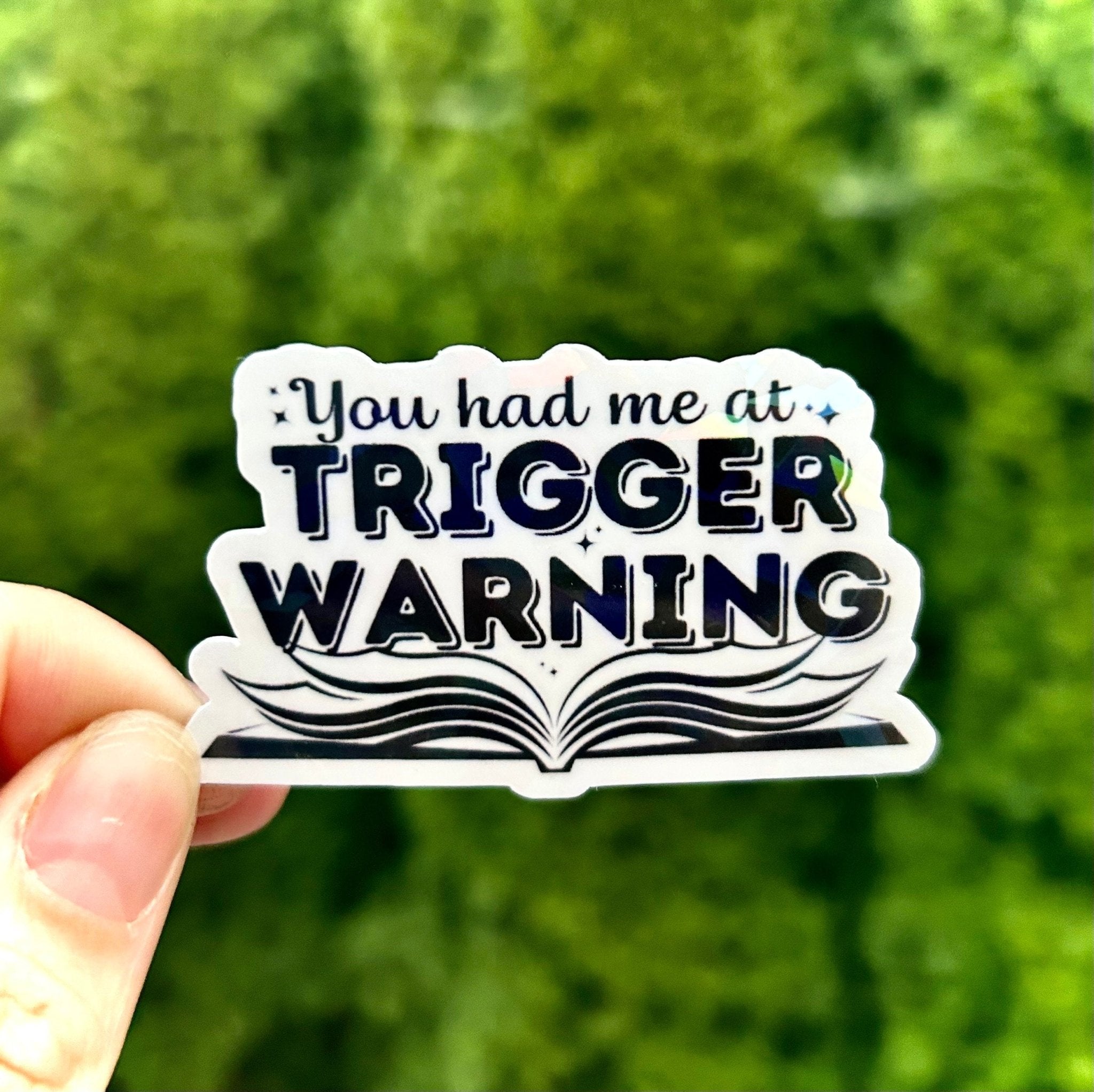 Trigger Warning Sticker - Awfullynerdy.co – Awfullynerdy.co