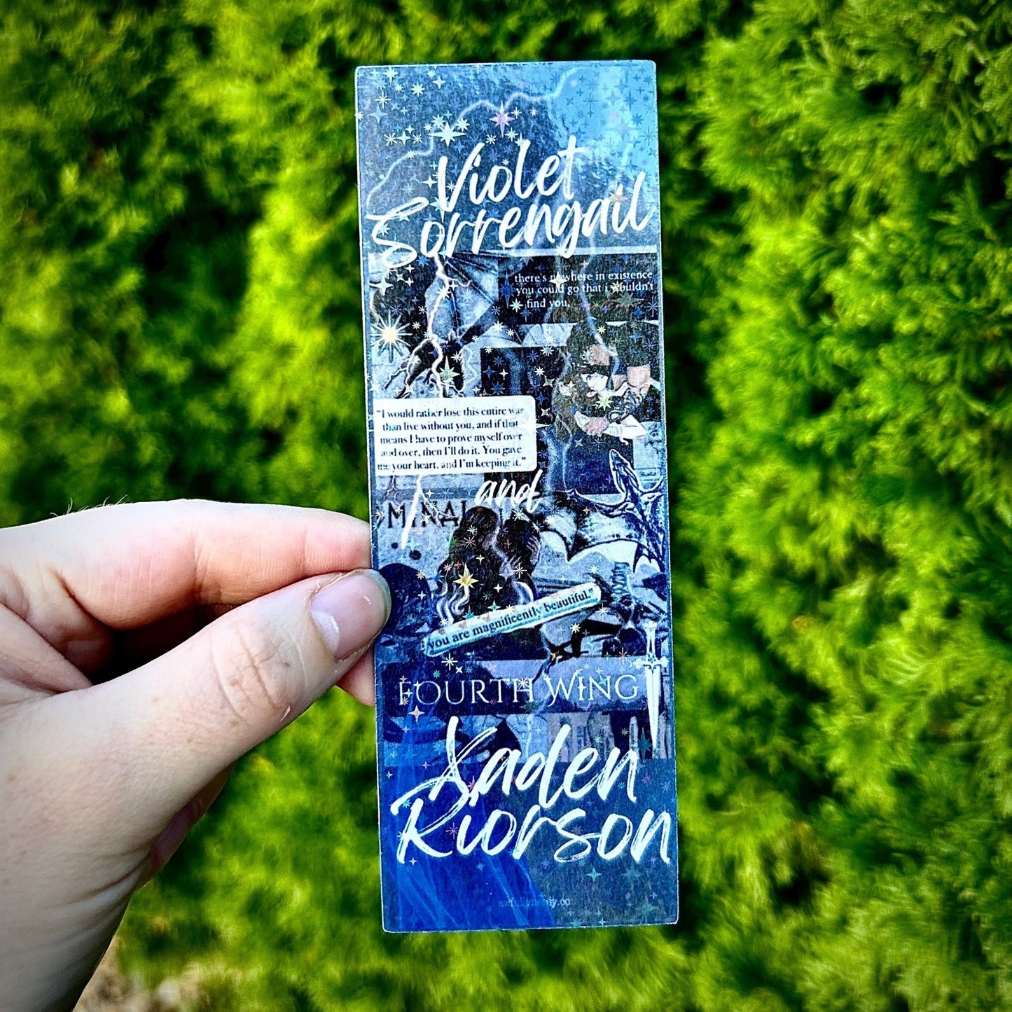 Violet and Xaden Collage Bookmark - Awfullynerdy.co